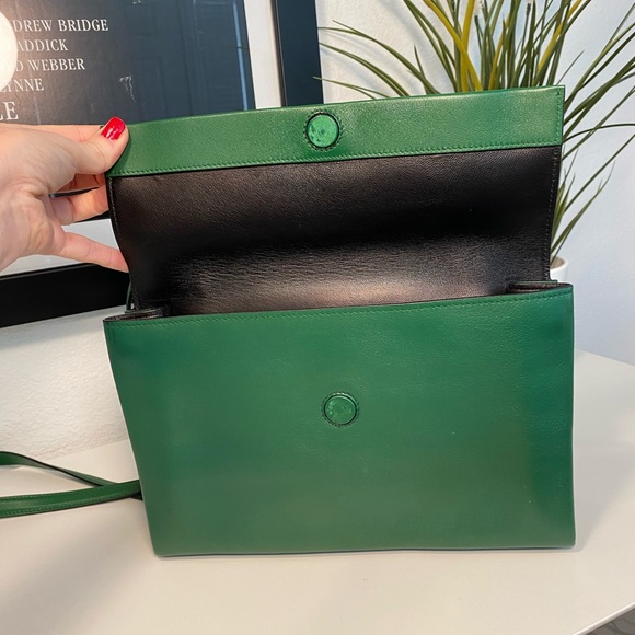 RARE PRADA Runway/AD 2014 Vitello Lux Calf Shoulder/Crossbody Bag COA - Picture 16 of 17